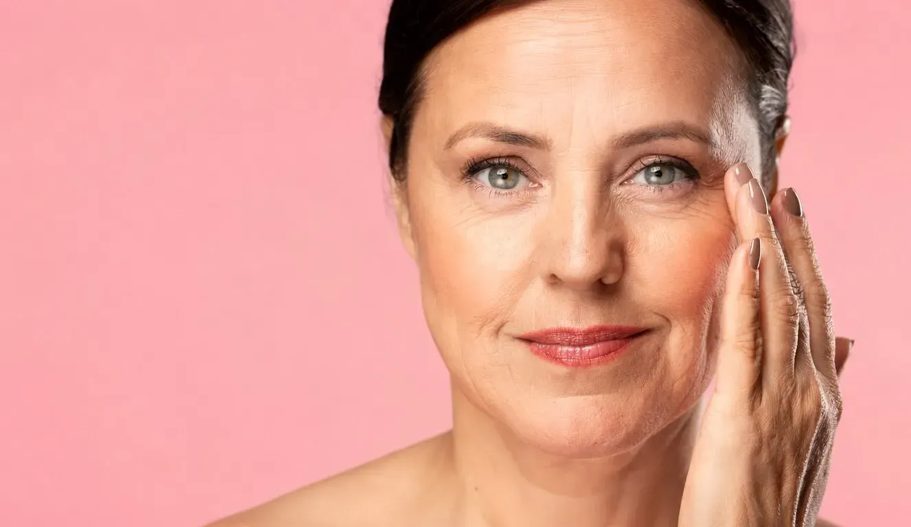 Woman with smooth, natural-looking eyes after crow's feet treatment at Healthy Enhancements in Wellington, FL