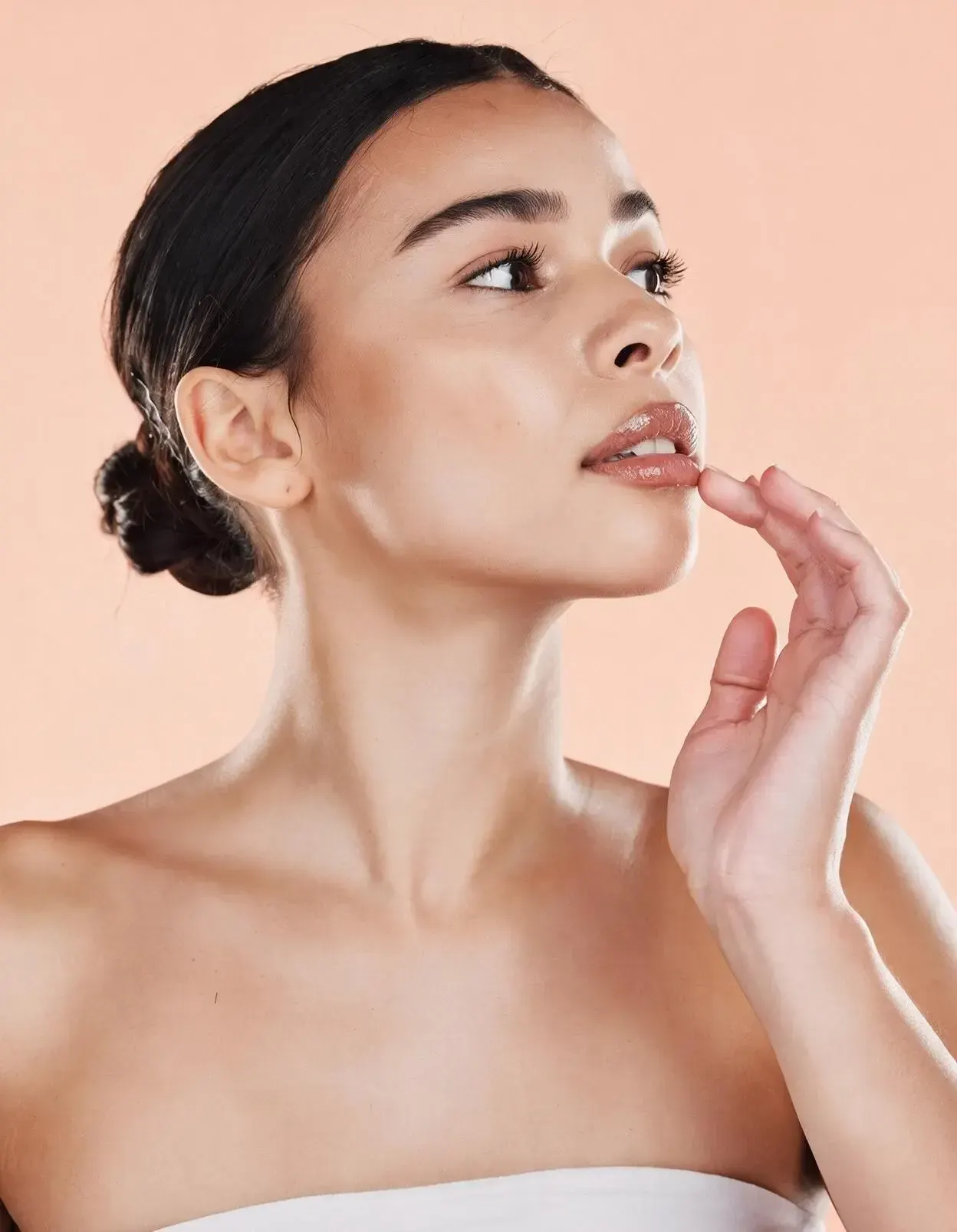 Close-up of naturally full, defined lips at Healthy Enhancements Wellington